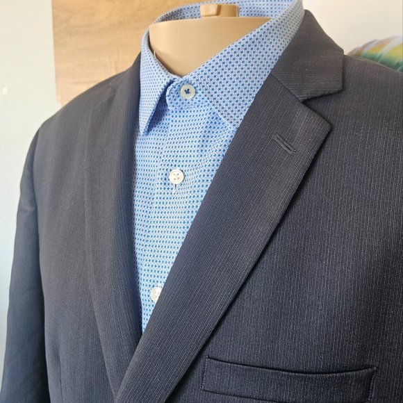 Joseph Abbound Mens Blazer Sport Coat 2 Button Causal Jacket Size 44R Wool Suit - Picture 2 of 13